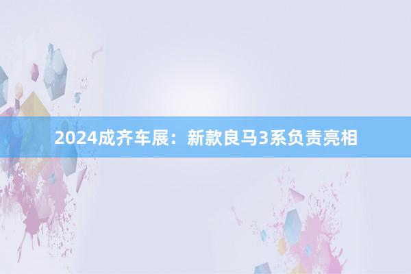 2024成齐车展：新款良马3系负责亮相